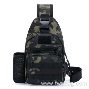 Custom Outdoor Camouflage Pack Travel Hiking Camping men bags crossbody shoulder chest bag tactical men chest sling bags